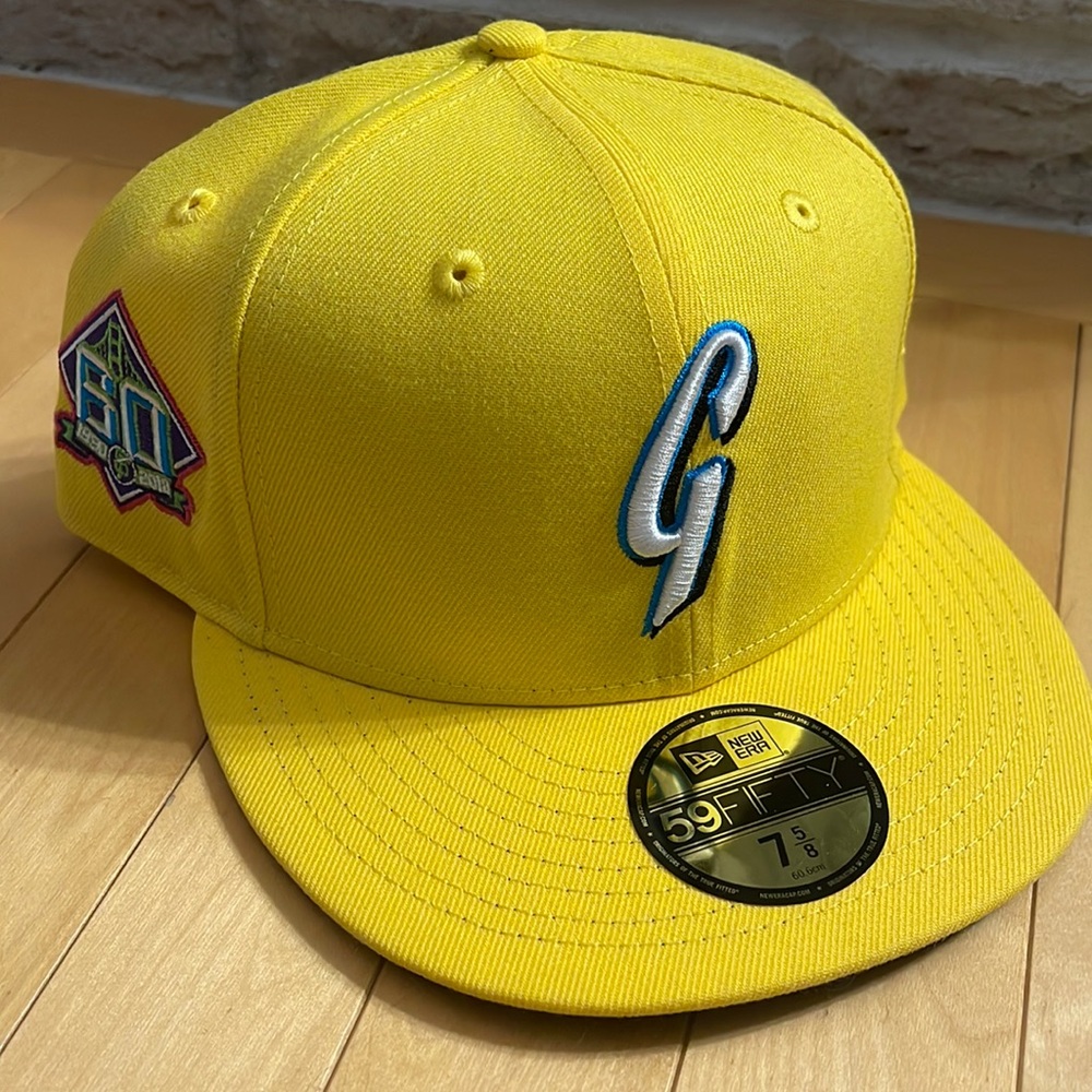 New Era 59Fifty San Francisco Giants Fitted Hat Size 7 5/8 Purple UV 60th Patch